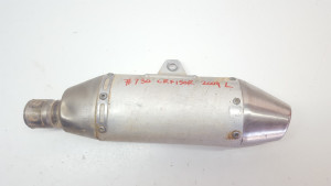 Left Exhaust Muffler Silencer Honda CRF250R 2009 2008 #730