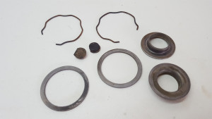 Kawasaki KDX200F 1993 Front Suspension Fork Hardware #TES