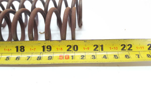 Used Dirt Bike Fork Springs Unknown Spring Pair #TES