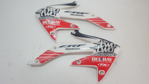 Radiator Shrouds Spoiler Scoop Set Honda CRF450R 2007 + Other Models 07  #741