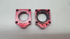 Rear Axle Adjuster Blocks CRF450R 2007 + Other Models 02-14  #741