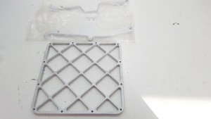 Incomplete Pro Moto Billet Rear Cargo Luggage Rack Honda XR 650 Suzuki DR Kawasaki KLR #SES