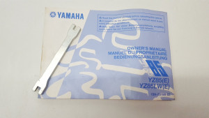 Owners Manual & Spoke Key Yamaha YZ85 2014 YZ 85 #742