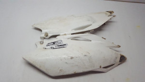 Side Covers White Honda CRF450R 2010 09-10 #685