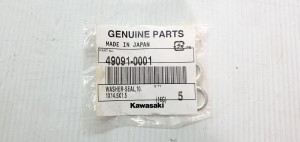 5 x Kawasaki Brake Washer-Seal 10.1x14.5x1.5 49091-0001 #NOS