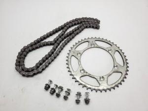 Chain & Rear Sprocket 47T WR450F 2013 WR 450 F Yamaha 12-15 #822