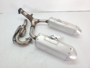 New OEM Exhaust System Mufflers Silencers Header Honda CRF250R 2017 #JGES