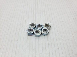 New Kawasaki KZ 550 750 1000 KM 1000 Set of 6 Small Hex Nuts 317B0800 NOS