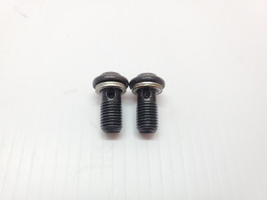 Yamaha YZ450F 2021 Rear Brake Banjo Bolts YZ WR 85 250 450 F 20-23 #830