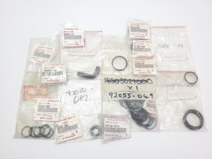 New Kawasaki Assortment: Medium O-Rings NOS  