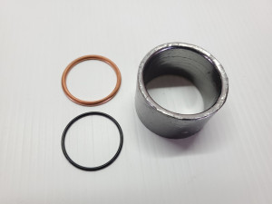 New Kawasaki KX250F 2014 Oil Filter Cap, Exhaust Header & Connecting Gasket Kit KX 250 F 09-23 #LW51