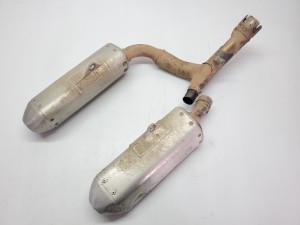 Exhaust Dual Pair Muffler Silencer Honda CRF450R 2014 CRF 450 14 #842