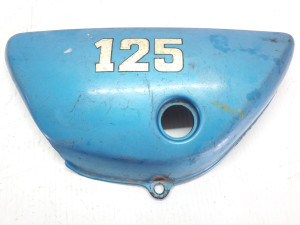 Suzuki TS125 Blue Left Frame Side Cover TS 125 1971+ Other Years