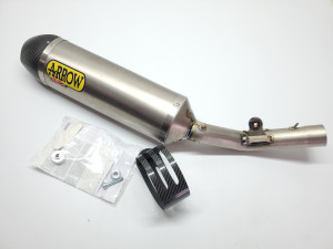 New Arrow Thunder Competition Single Titanium Exhaust Muffler Silencer Honda CRF450R 2013-2014