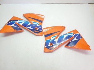 KTM 400EXC 2002 Spoiler Set Radiator Shrouds 200 250 300 400 EXC 01-02 #870