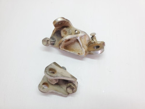 Honda CRF450X 2009 Foot Peg Mounts Brackets w Stand Mount CRF 450 X 05-14 #868