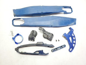  Husqvarna TE250i 2019 Temu Junk Parts Chain Slider Swingarm Covers  TE 250  #883 KTM