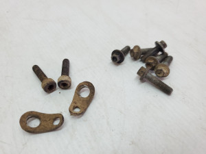 KTM 125SX 2007 Intermediate Exhaust Flange Bolts 125 250 SX 125  200 EXC 07-15 + Other Models #884
