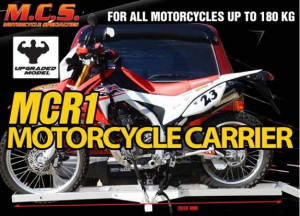 Tow Hitched Aluminium Motorcycle Carrier Motorbike Transporter 