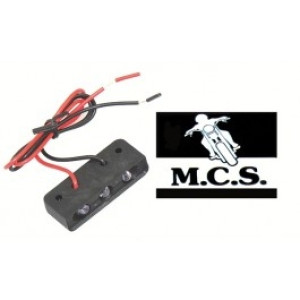 MCS Universal L.E.D LED Number Plate Light 43mm x 16mm x 9mm KTM Kawasaki Yamaha Honda Suzuki